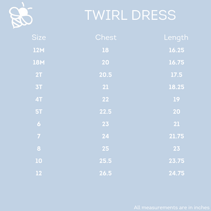 Twirl Dress - Mosaic Hearts
