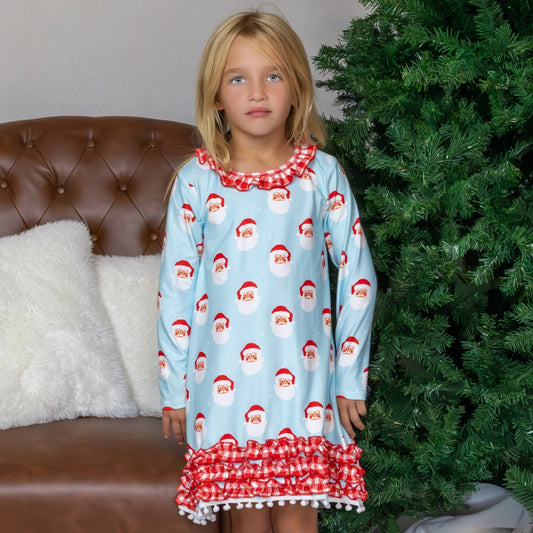 Gown with Bloomers - Vintage Santa Holiday Lounge