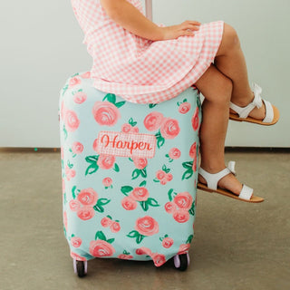 Luggage Cover - Watercolor Roses - Sugar Bee Clothing