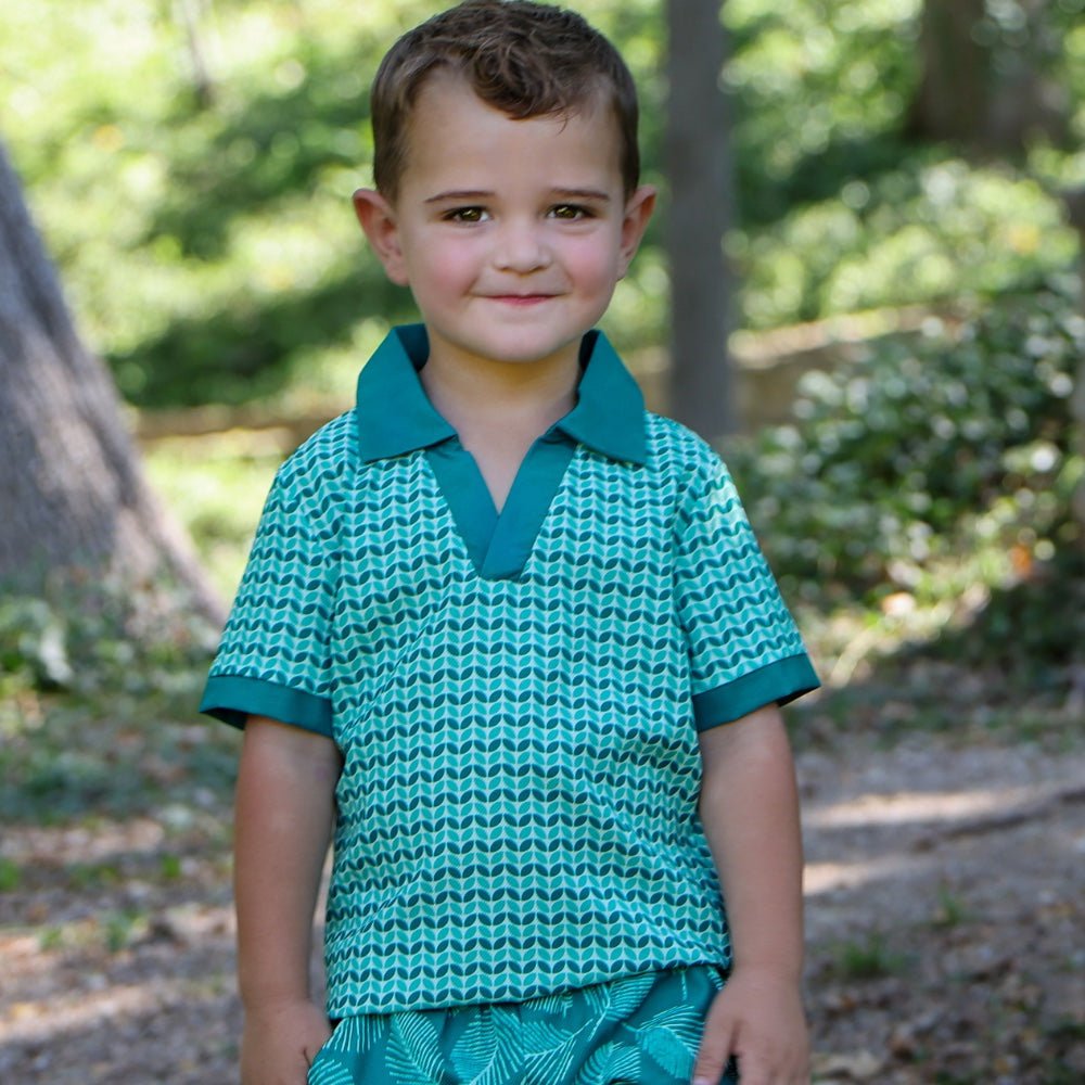 Patrick SS Clubhouse Polo - Willow Woods - Sugar Bee Clothing