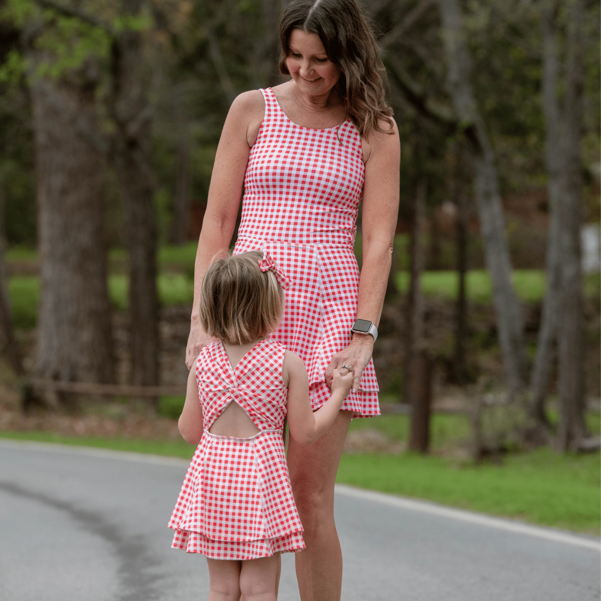 red gingham tennis dress Ruffle Tennis Dress