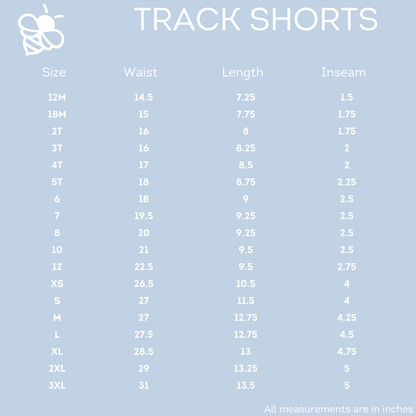 Track Shorts - Baby Blue