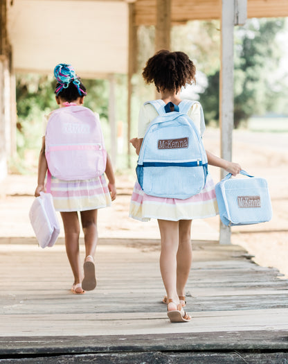 Seersucker Lunch Bag - Sugar Bee Clothing