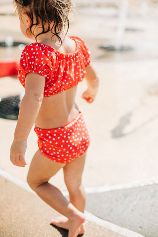 Retro Bikini - Red Dots - Sugar Bee Clothing