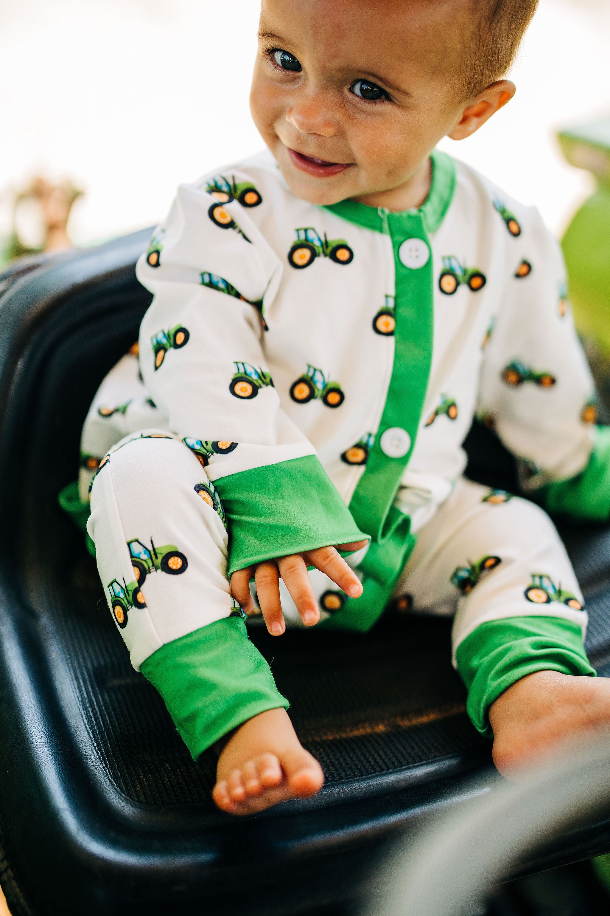 Tractor pajamas for outlet toddlers