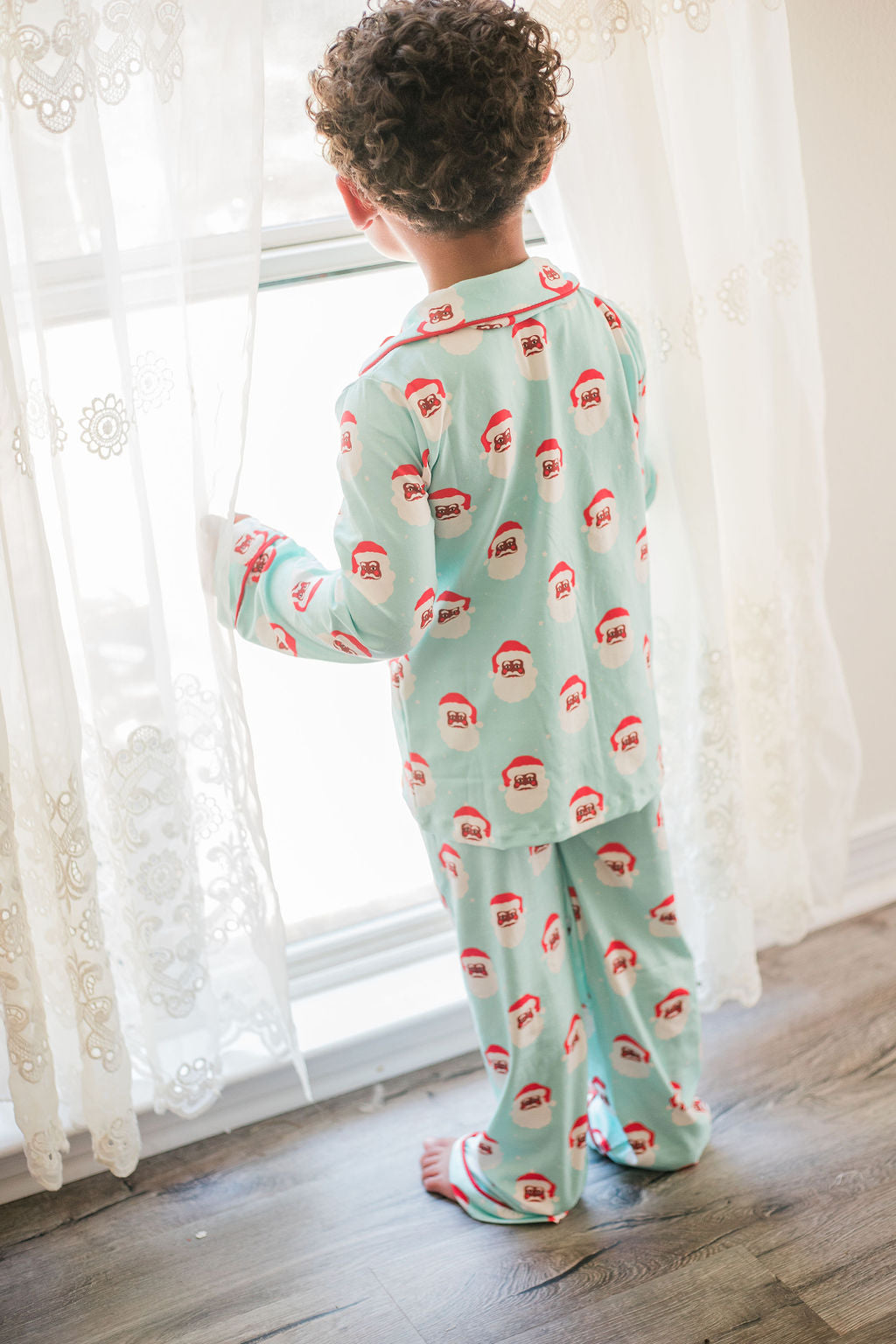 Black santa online pjs