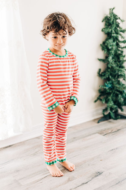 Buttflap Pajamas - Christmas Stripe