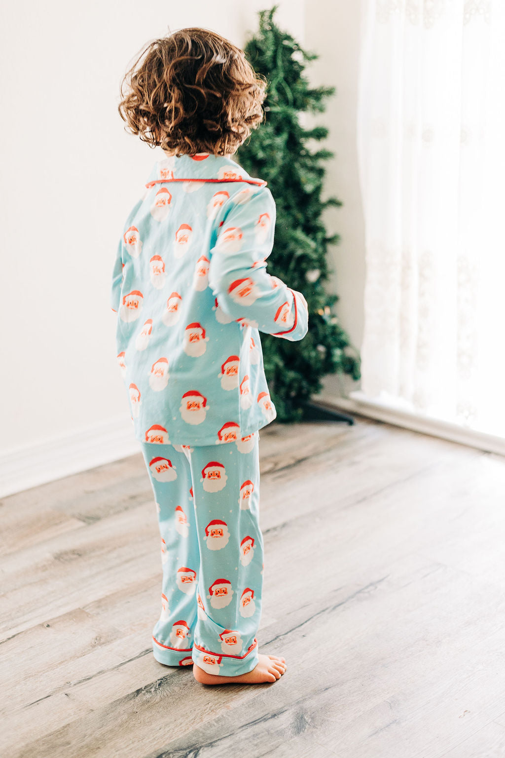 Button down best sale christmas pajamas