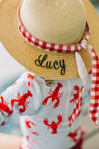 Sun Hat Ribbons - Sugar Bee Clothing
