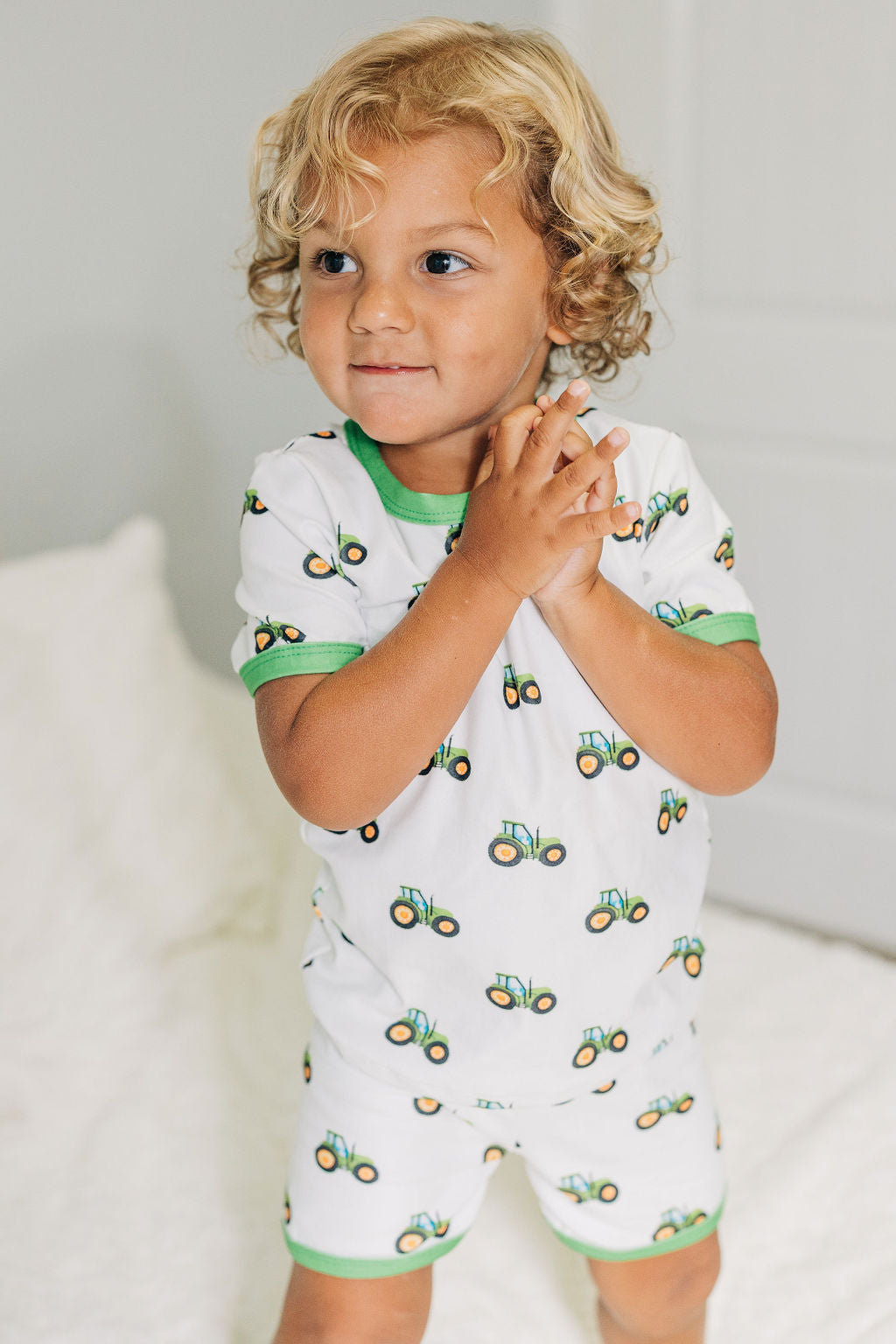 Short Lounge Set Tractors Sugar Bee Clothing