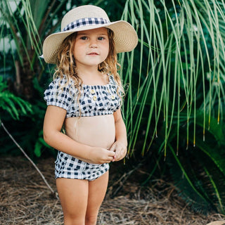 Retro Bikini - Black Gingham - Sugar Bee Clothing