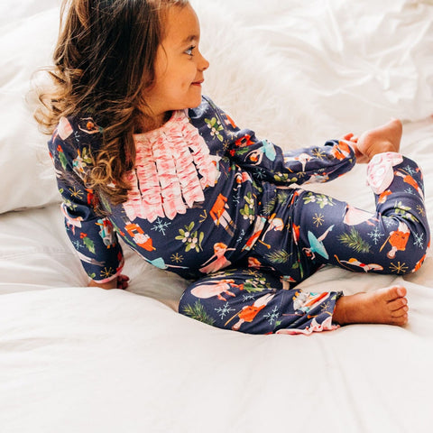 Nutcracker Ruffle Buttflap PJs Sugar Bee Clothing