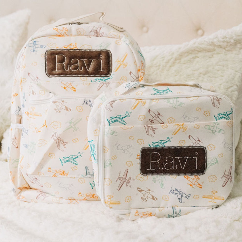 Sugar Bee Clothing Lunch Bag - Blue Gingham main image 1