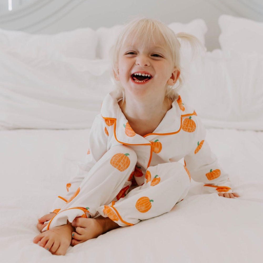 Pumpkin baby online pajamas