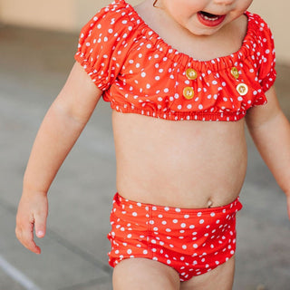 Retro Bikini - Red Dots - Sugar Bee Clothing