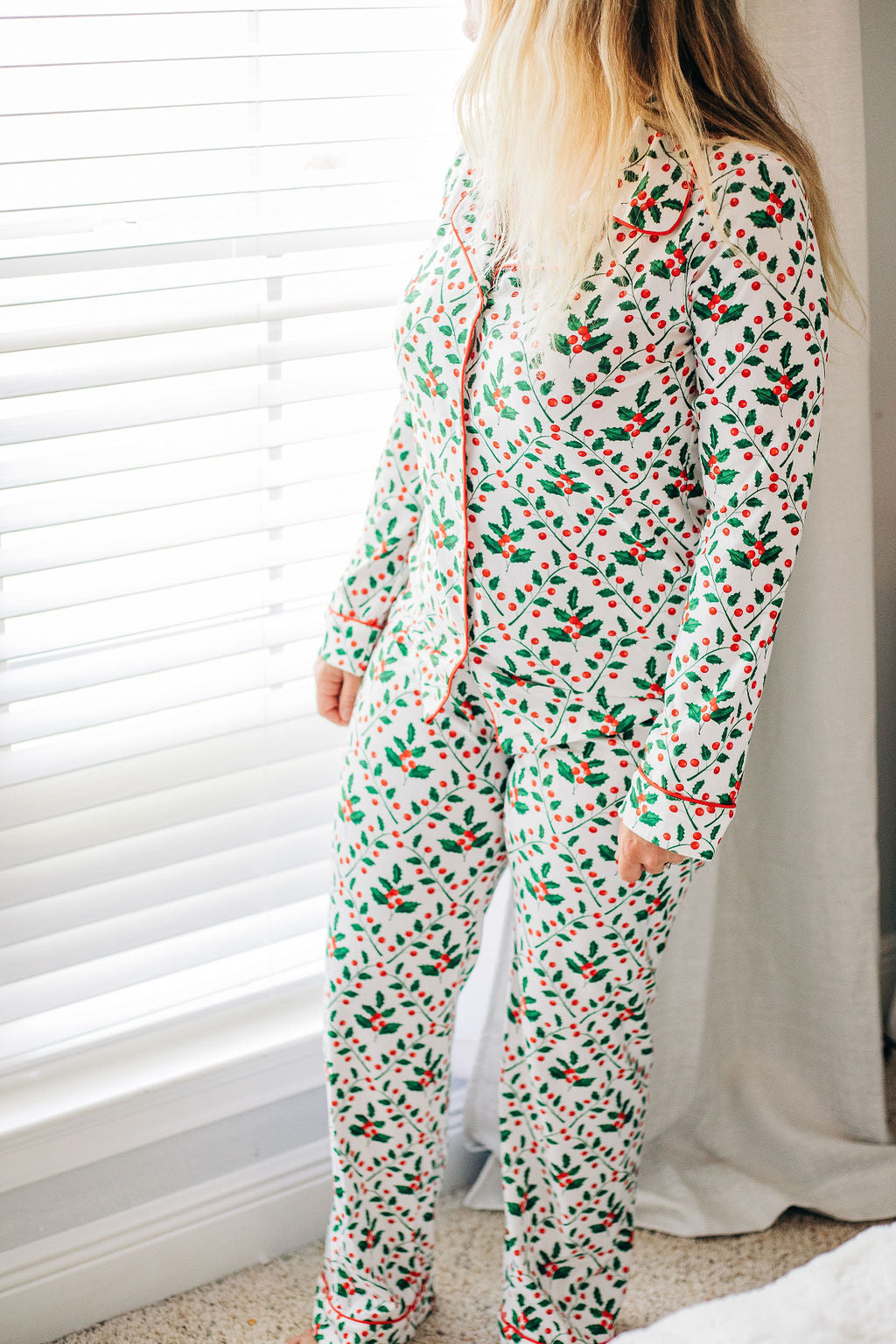 Holly best sale print pajamas