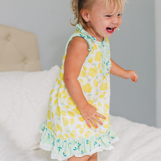 Gown with Bloomers - Sunny Blooms